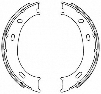 OPEN PARTS bsa219200 -  Комплект тормозных колодок